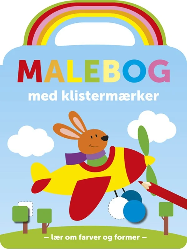 Malebog med klistermærker: Flyver (4, 2017) | - Billede 2