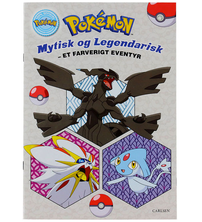 Forlaget Carlsen Malebog – Pokémon – Mytisk Og Legendarisk - Billede 2