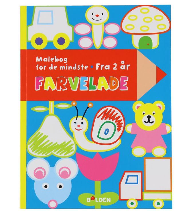 Forlaget Bolden Malebog – Farvelade – For De Mindste – Dansk